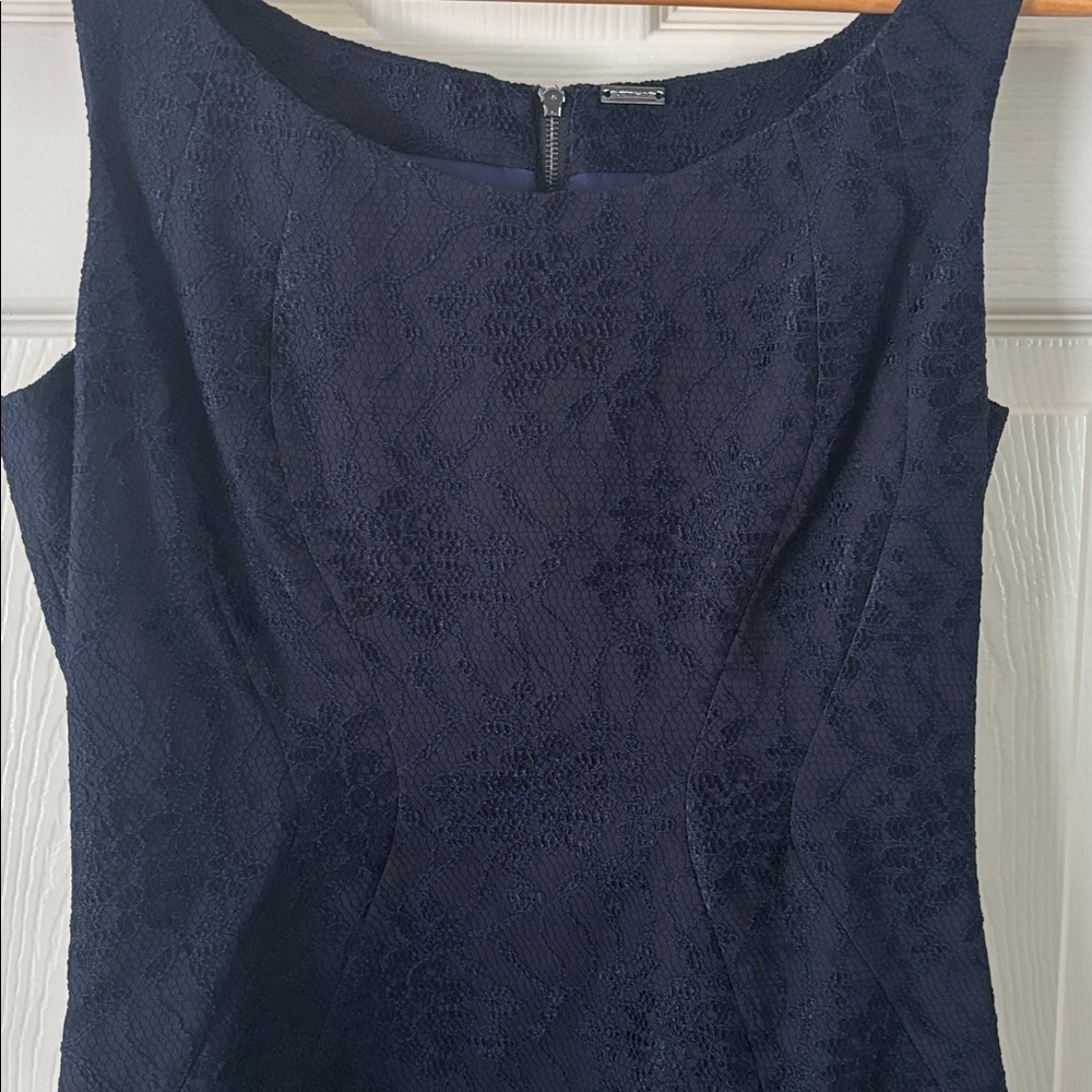 Elie Tahari Classic Black Midi Dress - Picture 3 of 4